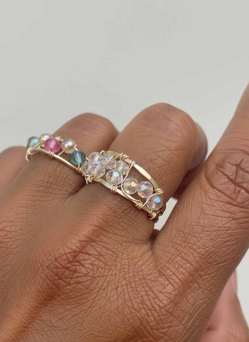 Starlight Stardust ring