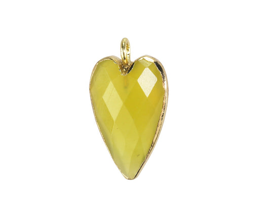 Serpentine Heart Pendant