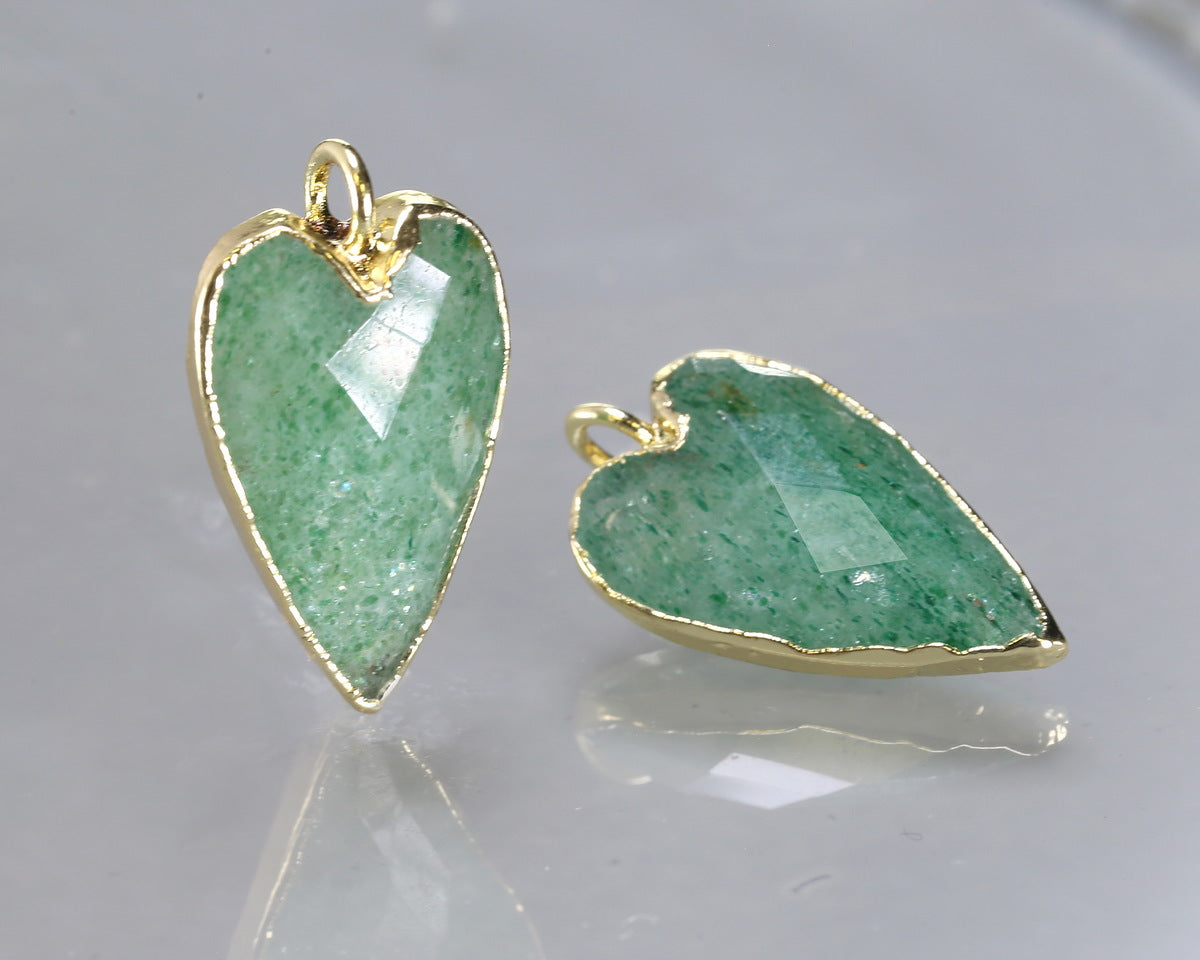 Green Strawberry Quartz Pendant