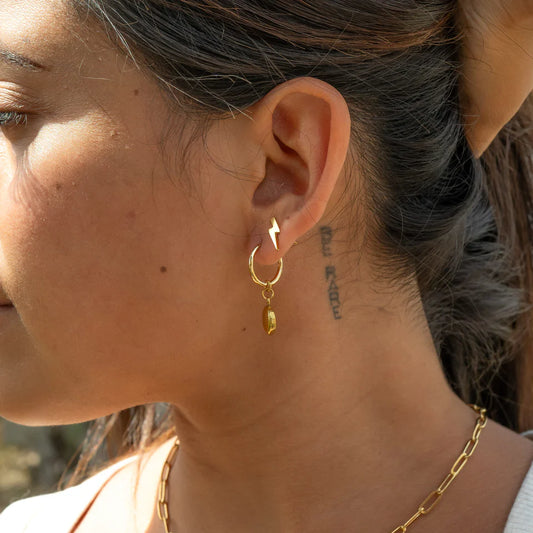 Violet Lightining Studs (Fourth Wing) stainless steel