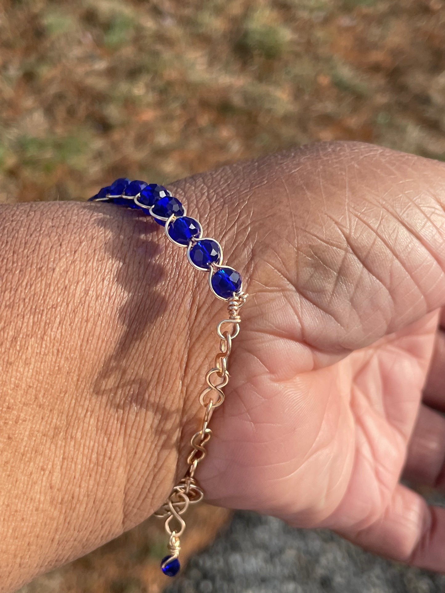 Sapphire desire blue bracelet