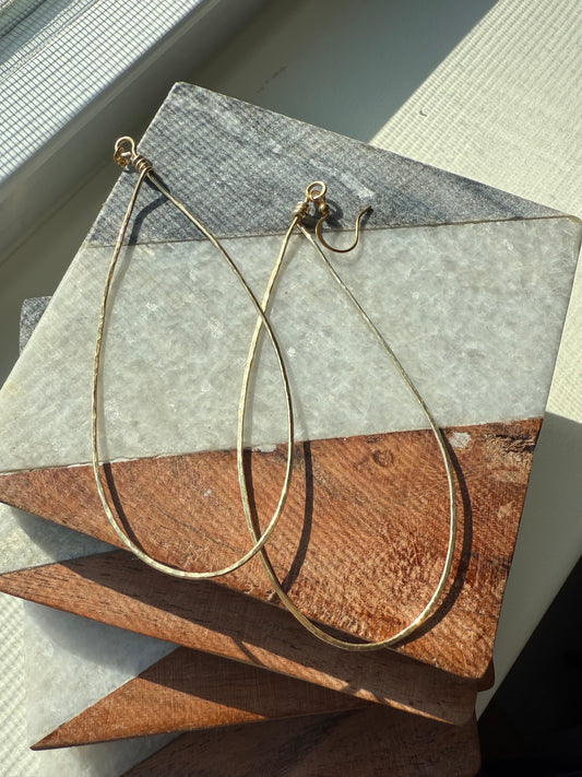 London Oval Hoop Earrings