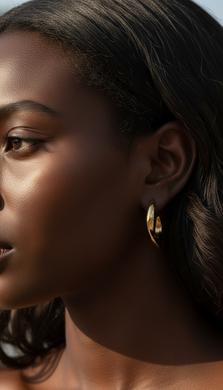 Bryce Earrings – 18K Gold Plated Stainless Steel