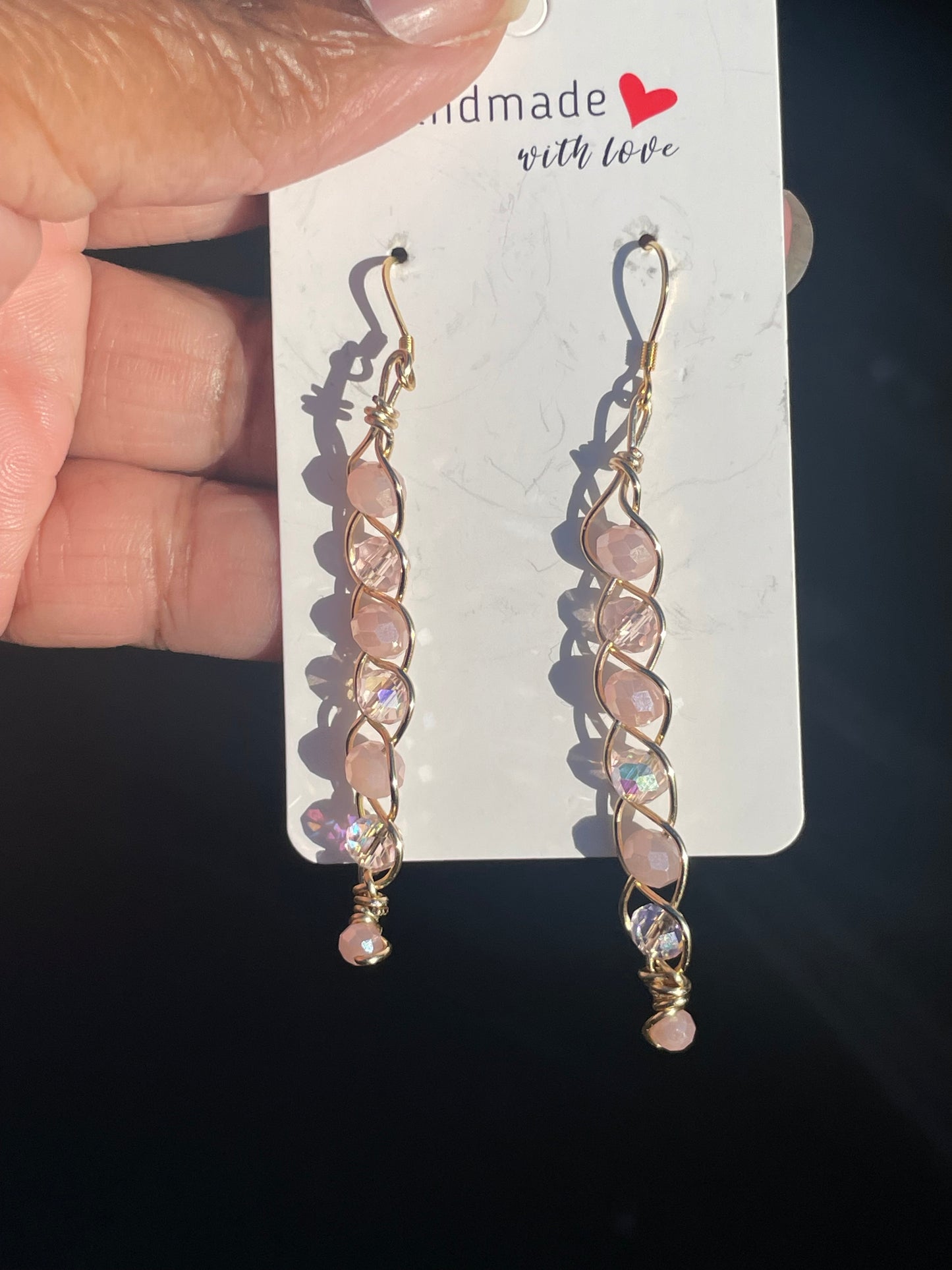 Pink dream earrings