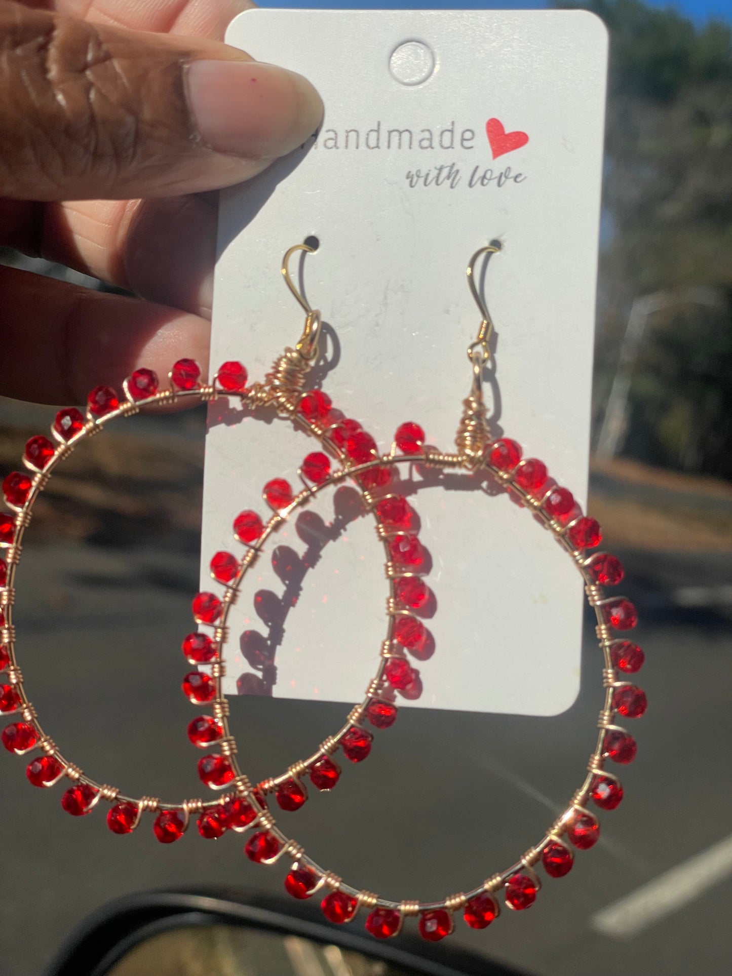 Ruby Slippers Hoops