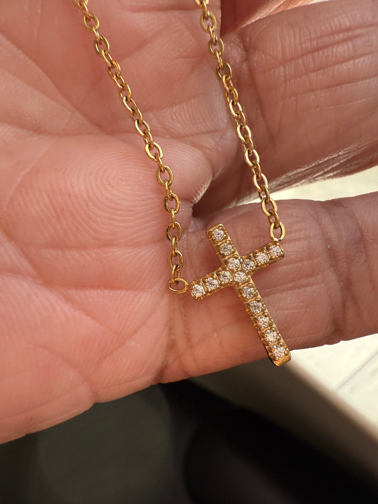 ✨ John 3:16 Necklace – 18K Gold Plated Stainless Steel
