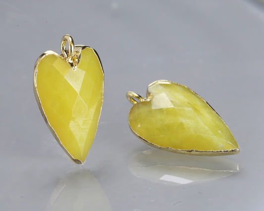 Serpentine Heart Pendant