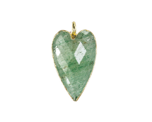 Green Strawberry Quartz Pendant