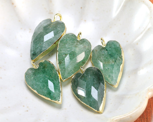 Green Strawberry Quartz Pendant