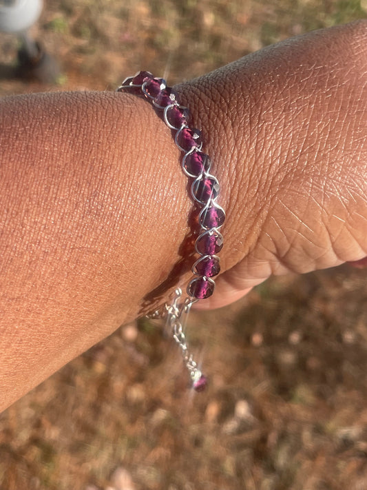 Purple rain  bracelet