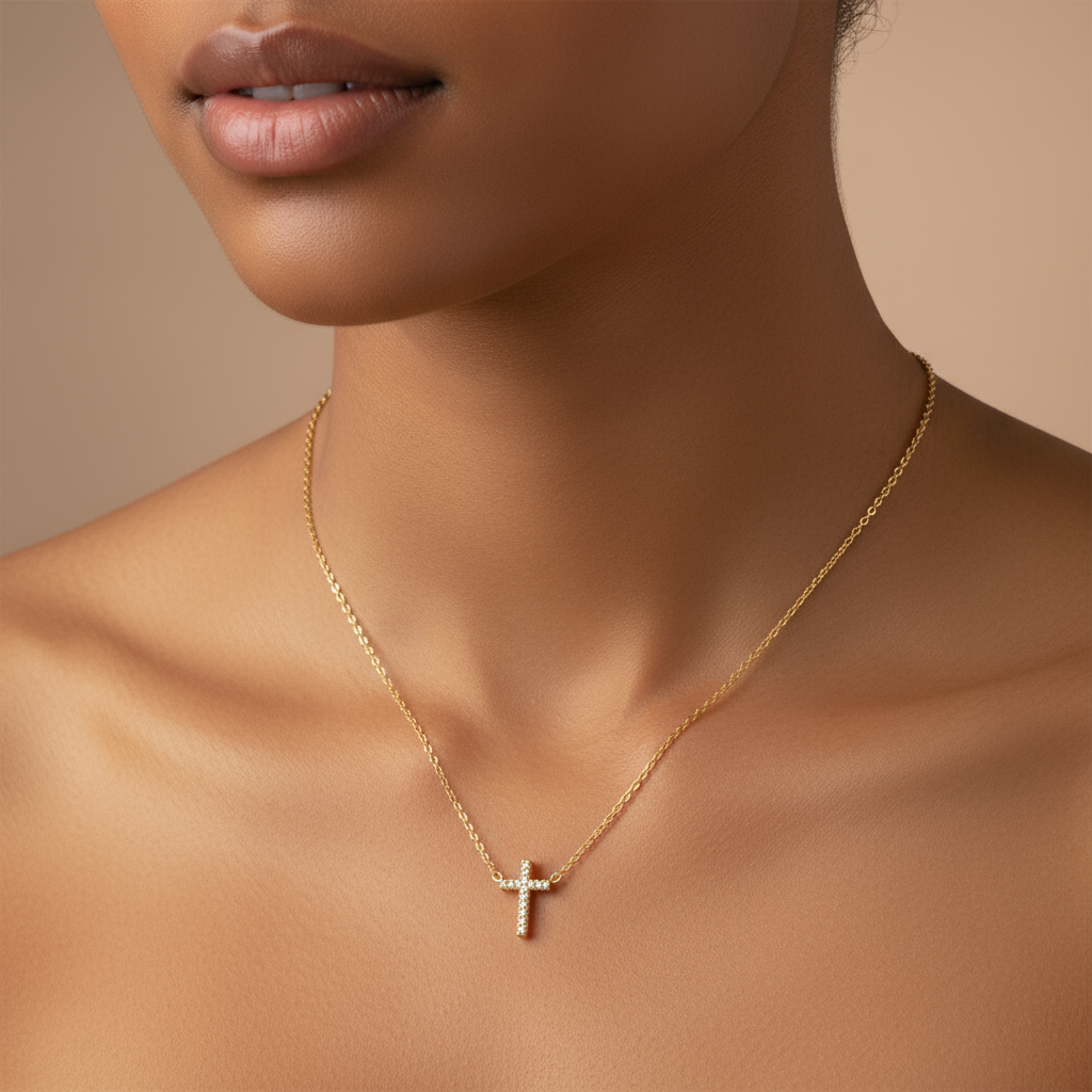John 3:16 Necklace – 18K Gold Plated Stainless Steel