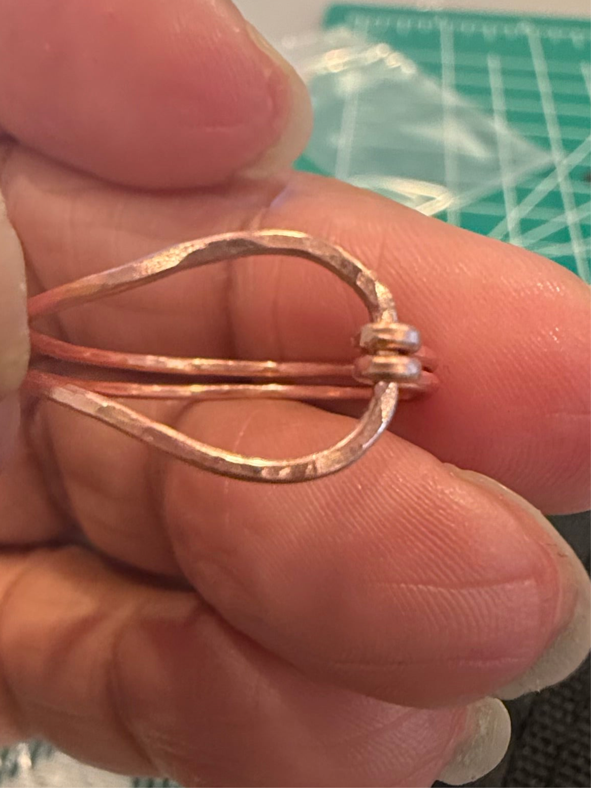 Simple Beauty Ring – Hand-Hammered Minimalist Ring