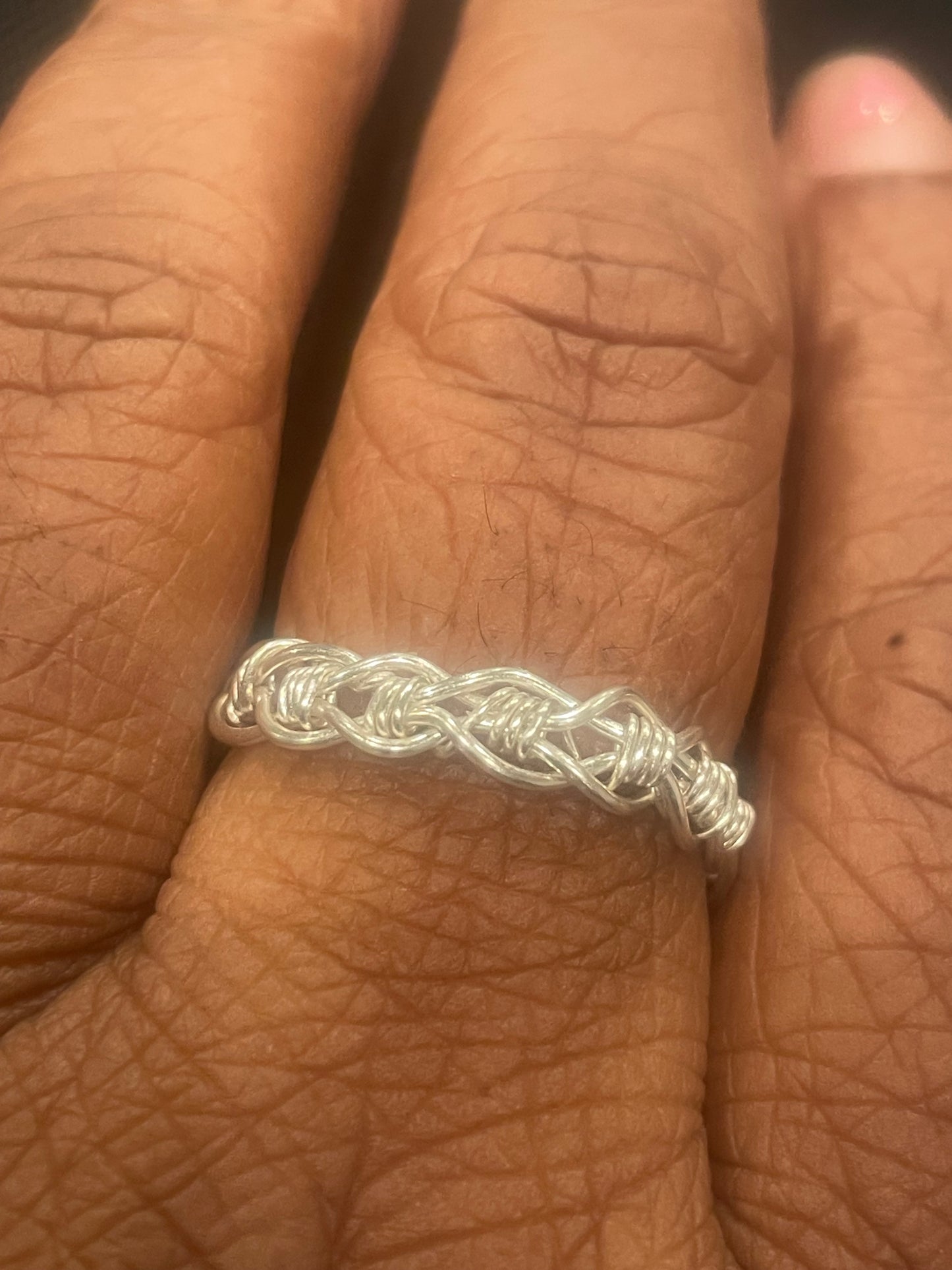 Braided Band Silver