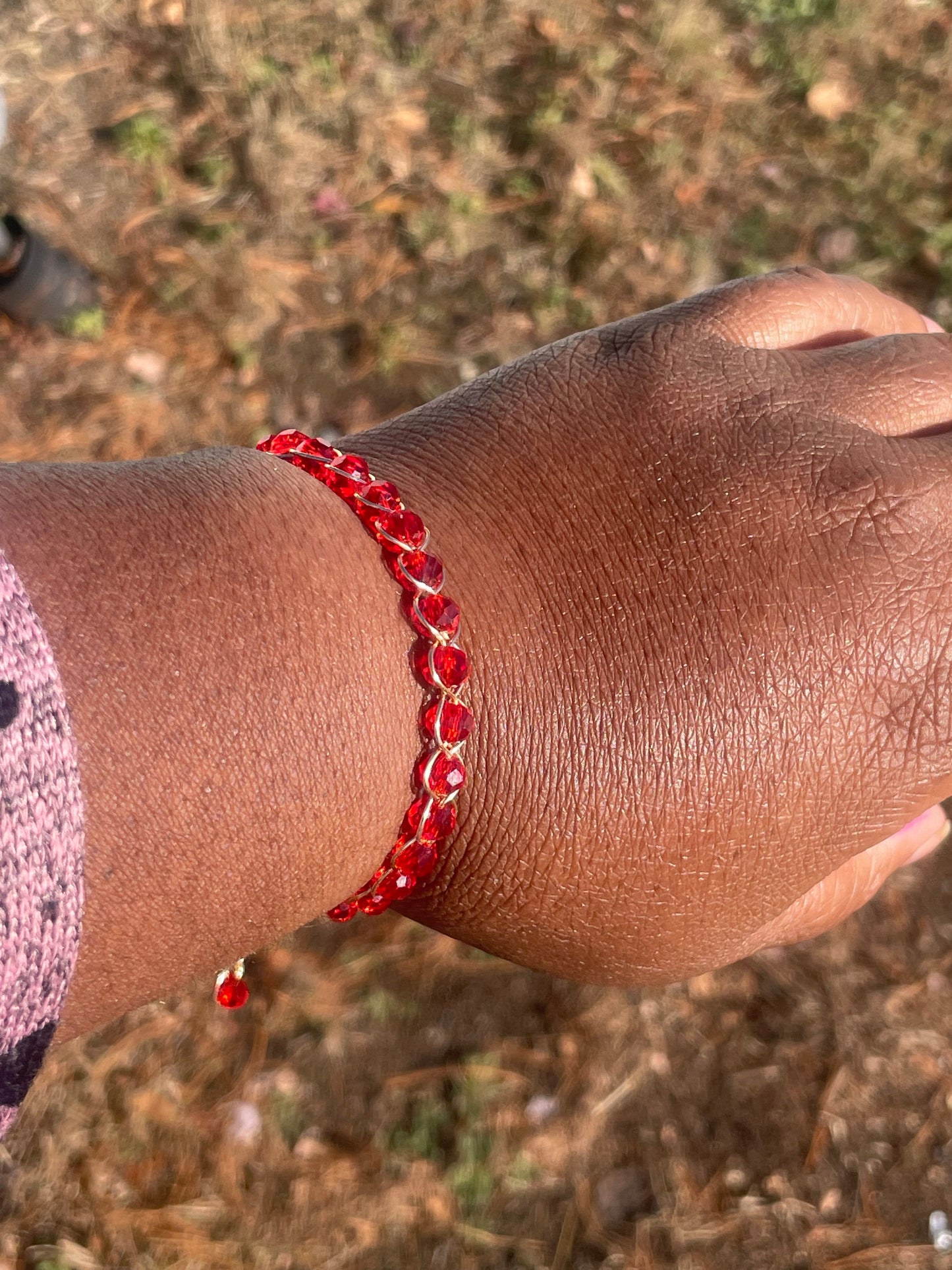 Ruby slippers bracelet