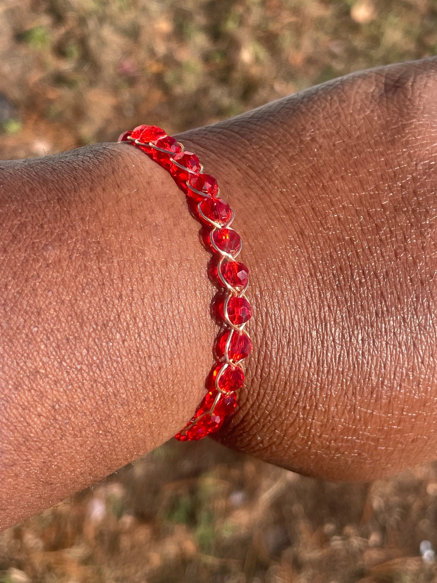 Ruby slippers bracelet