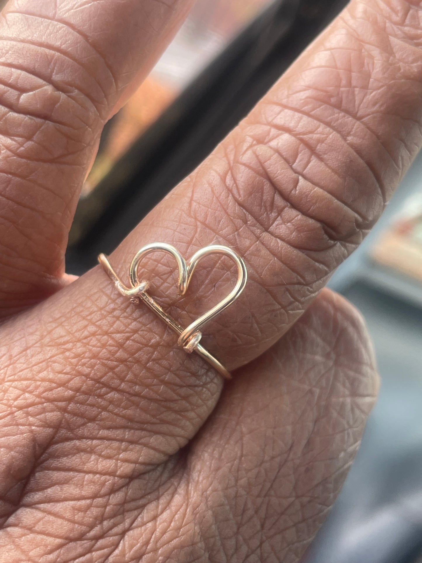 All you need is Love  heart ring