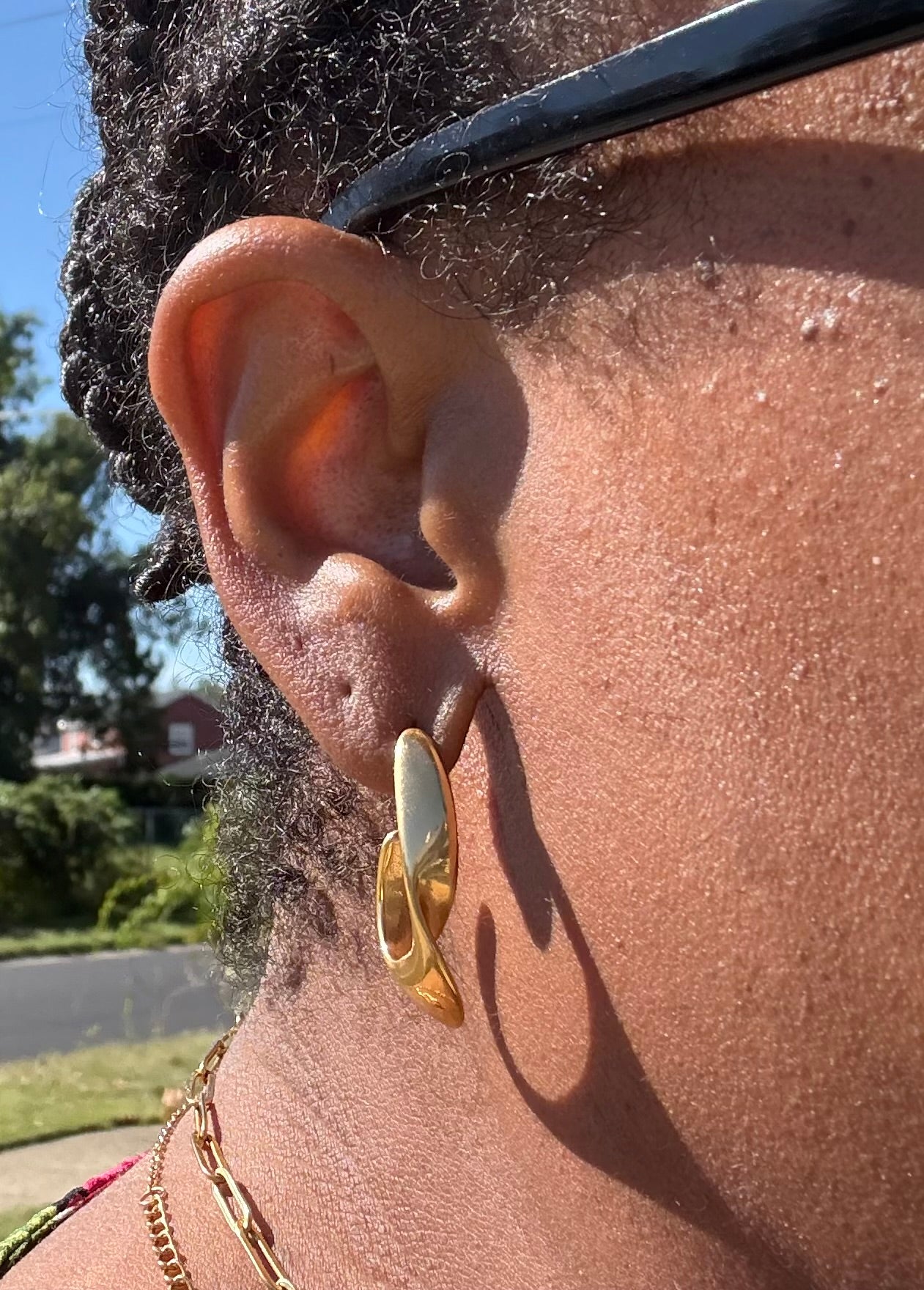 Bryce Earrings – 18K Gold Plated Stainless Steel