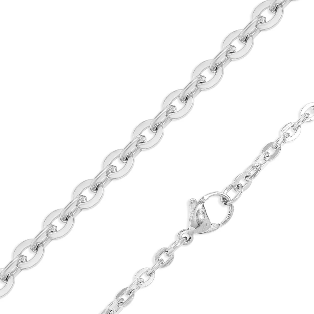 Flat Oval Loop Chain 3mm