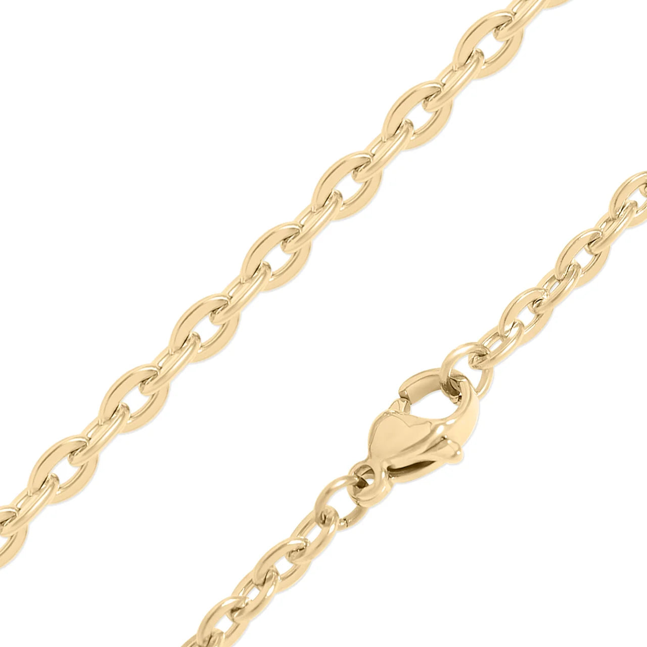 Flat Oval Loop Chain 3mm