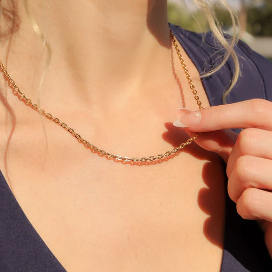 Flat Oval Loop Chain 3mm