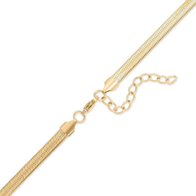 Herringbone Charm Holder Necklace