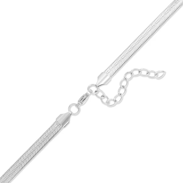 Herringbone Charm Holder Necklace