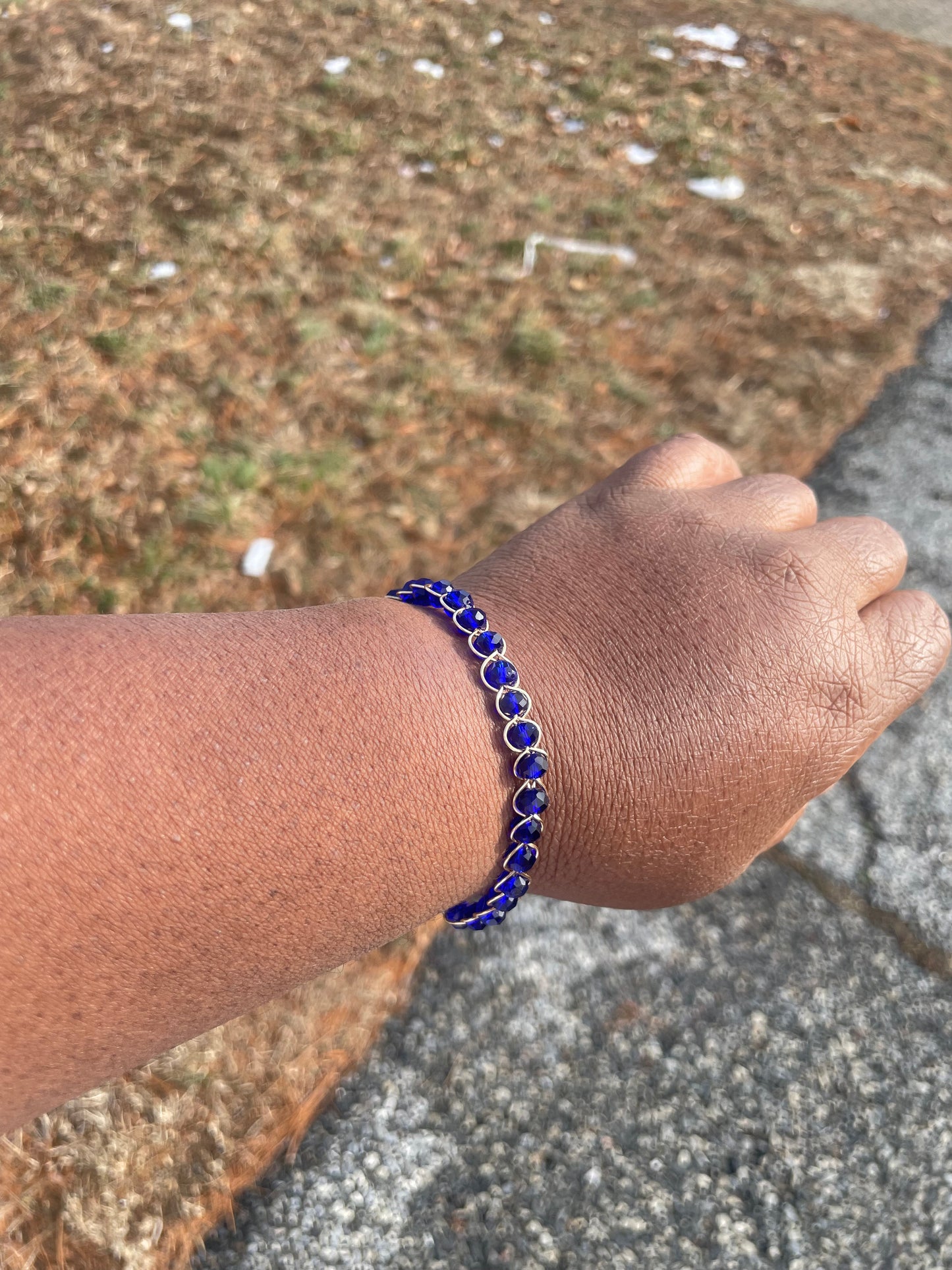 Sapphire desire blue bracelet