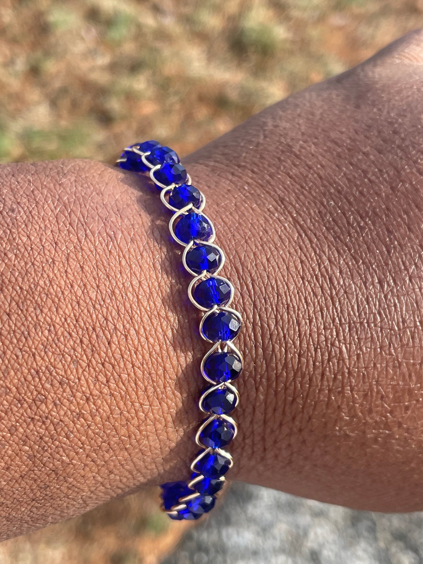 Sapphire desire blue bracelet