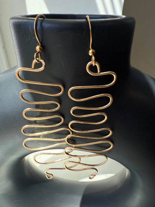 Wave Dangle earrings