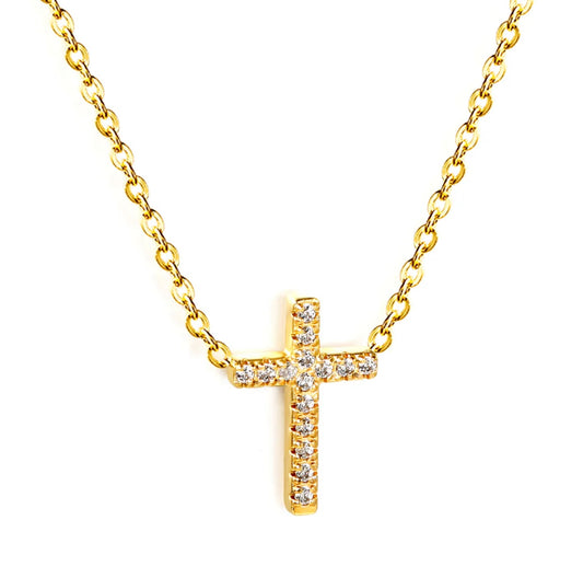 ✨ John 3:16 Necklace – 18K Gold Plated Stainless Steel