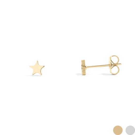 Feyre 18K Gold PVD Stainless Steel Star Stud Earrings (ACOTAR)