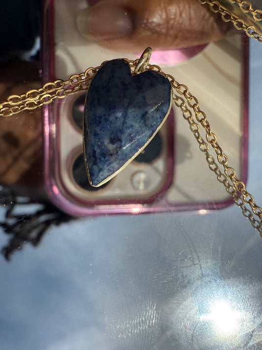 Lapis Lazuli Heart Pendant