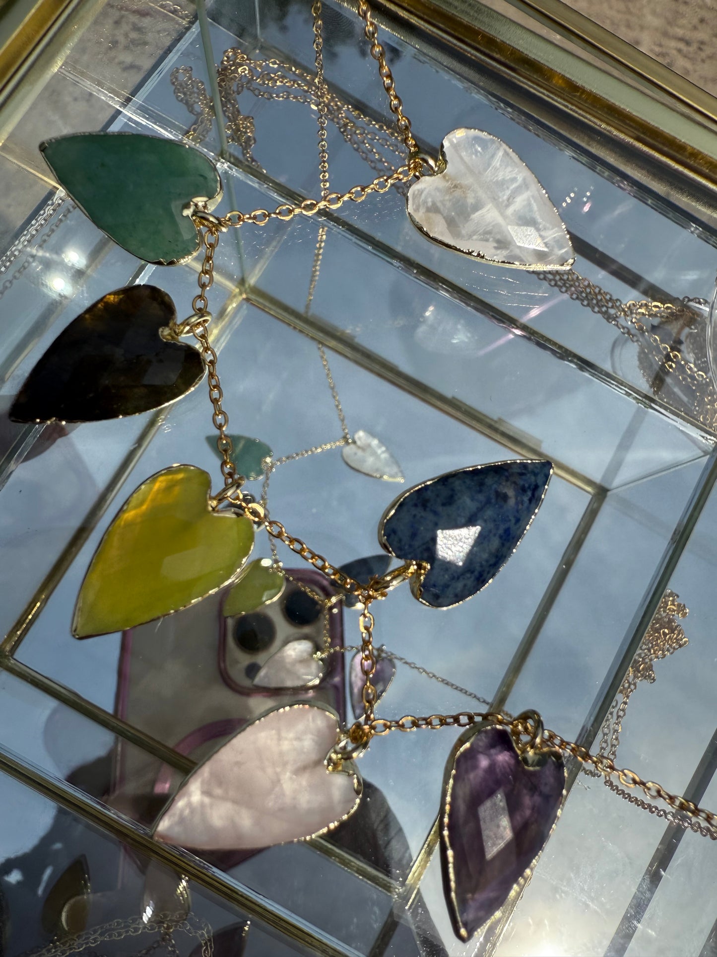 Serpentine Heart Pendant