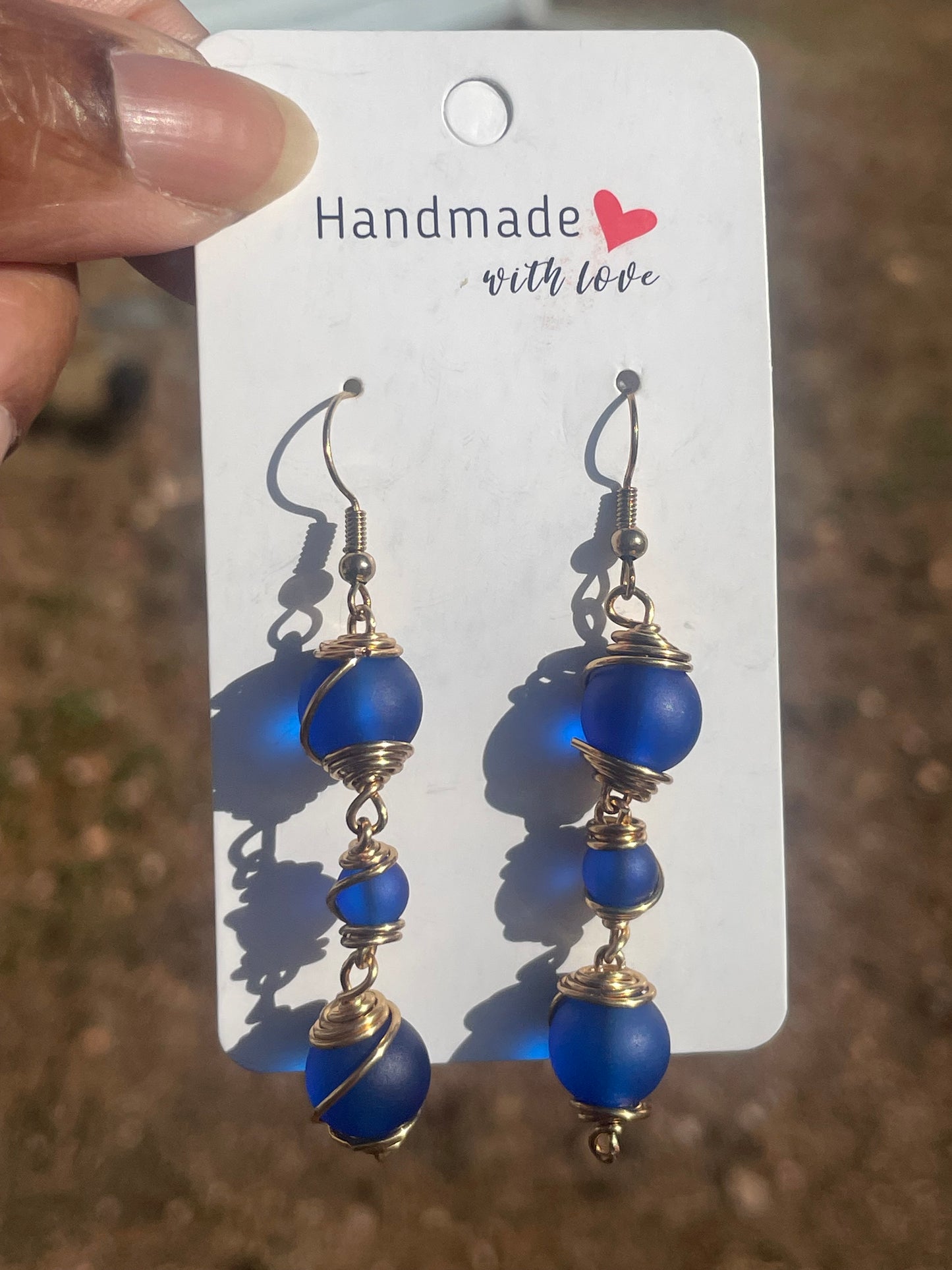 Matte Dangle earrings small