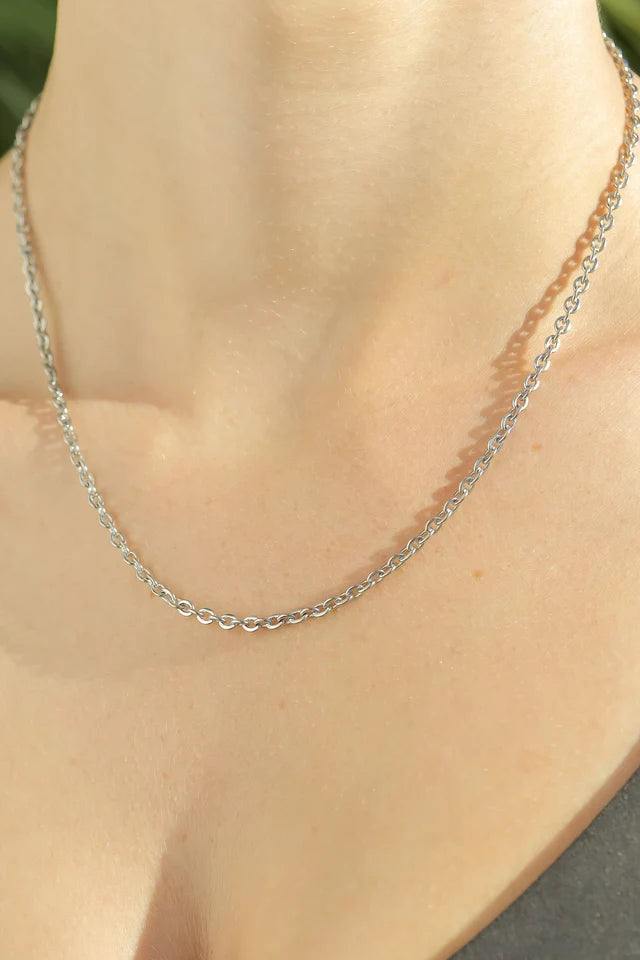 Flat Oval Loop Chain 3mm