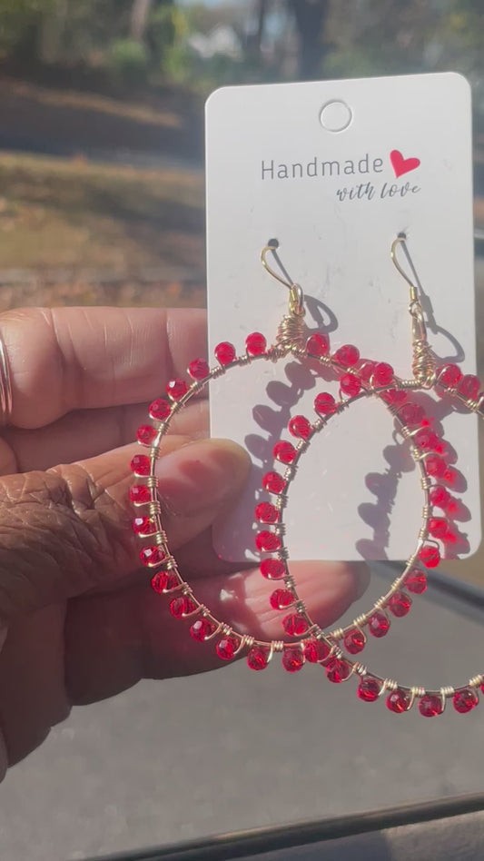 Ruby Slippers Hoops